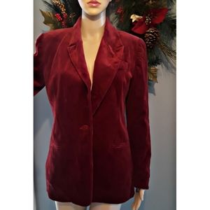 shoulder padded velcro blazer..